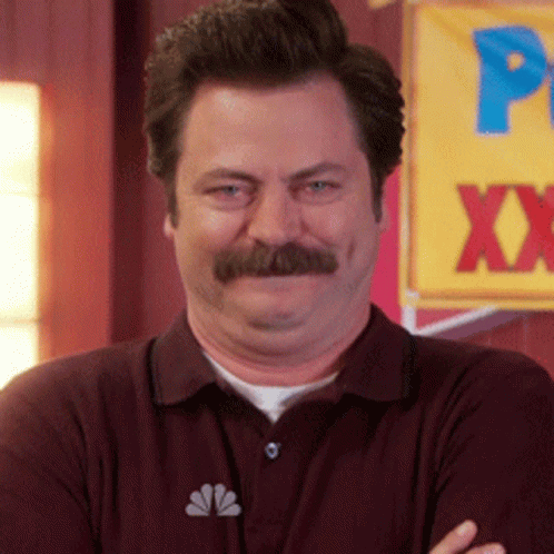 Ron Swanson Nick Offerman GIF