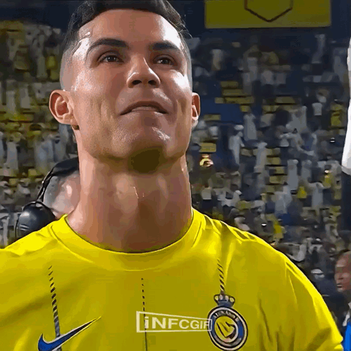 Ronaldo Al Nassr Wink GIF