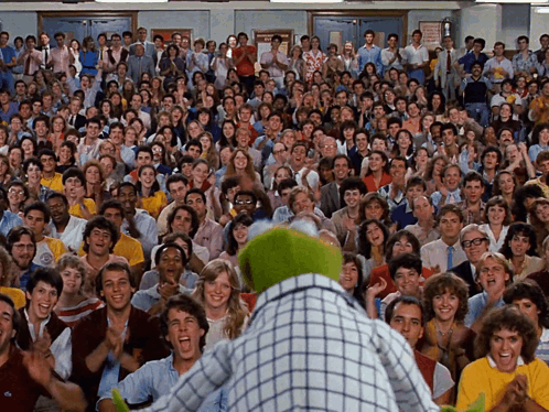 Round Of Applause Kermit The Frog GIF