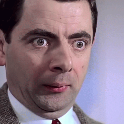 Rowan Atkinson Mr Bean GIF