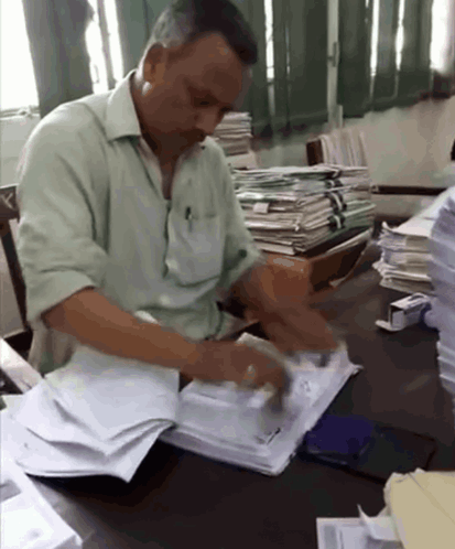 Rubber Stamp Bureaucracy GIF