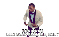 Run Away Run Away From Me Baby Kanye West Sticker