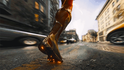 Running Barry Allen GIF