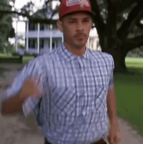 Running Face Morph GIF