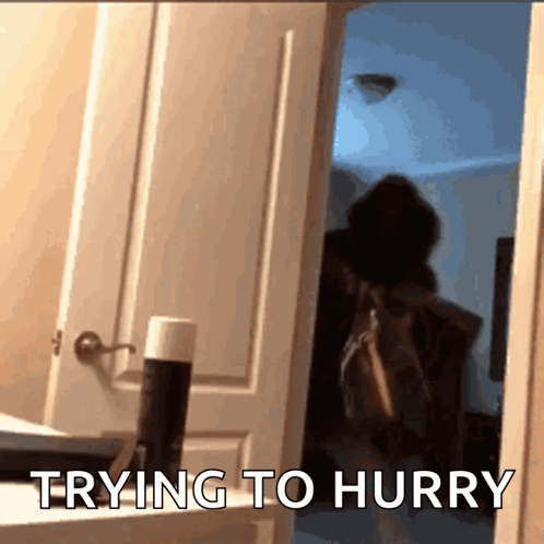 Rushing Out GIF