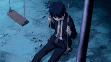 Sad Boy Anime Kiss GIF