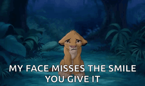 Sad Simba Lion King GIF