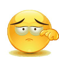 Sad Sniff Sticker