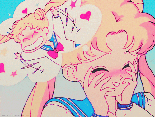Sailor Moon Blush GIF