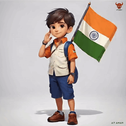 Salute Indian Flag GIF