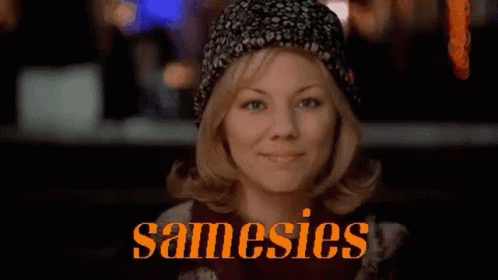 Samesies Twinning GIF