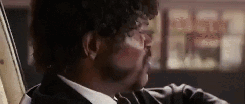 Samuel L Jackson Pulp Fiction GIF