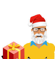 Santa Christmas Sticker