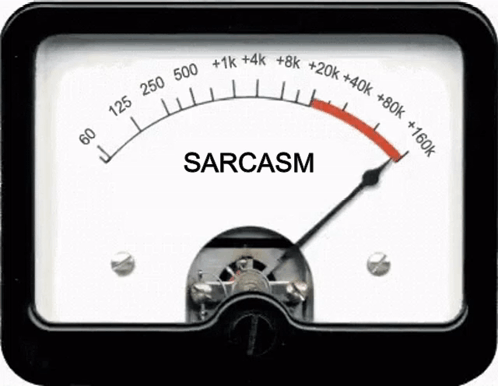 Sarcasm Meter Sarcasm Laugh GIF