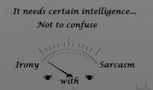 Sarcasm Sarcastic GIF
