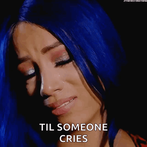 Sasha Banks Cry GIF