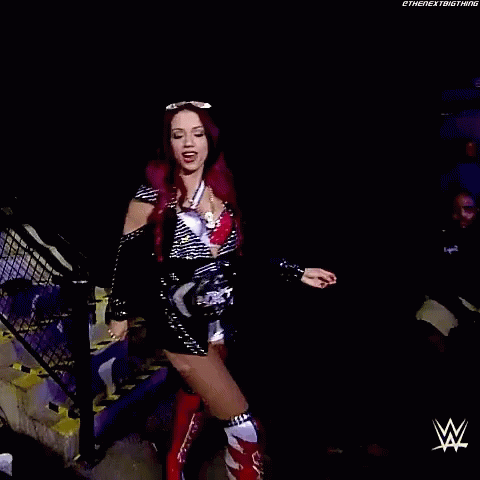 Sasha Banks Entrance GIF