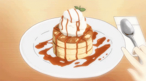 Satisfying Anime Food Anime Pancake GIF