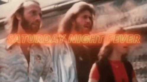 Saturday Night Fever Barry Gibb GIF