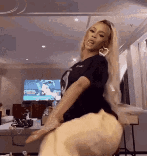 Saweetie Twerk GIF