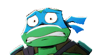 Scared Leonardo Sticker