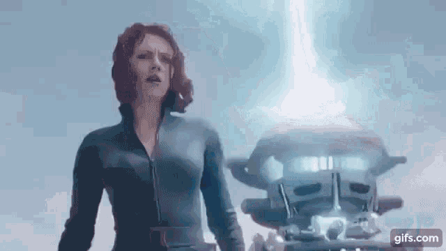Scarlett Johansson Black Widow GIF