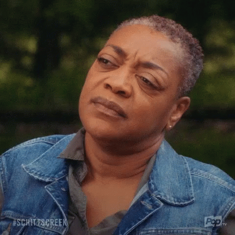 Schitts Creek Side Eye GIF