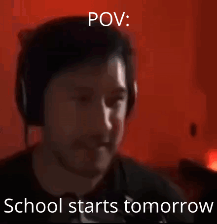 School Starts GIF