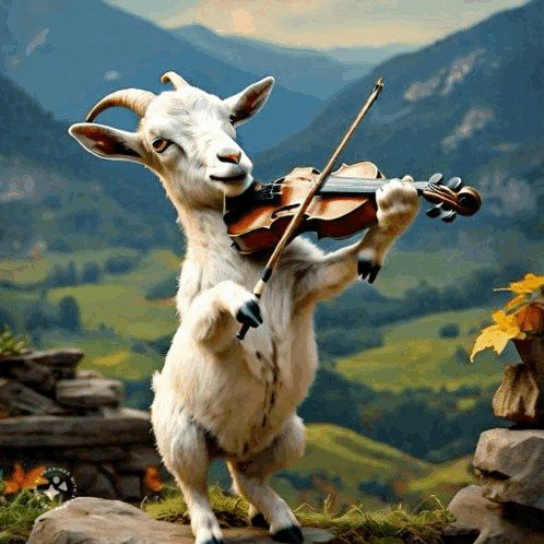 Scorpion The Hero Goat Violin GIF