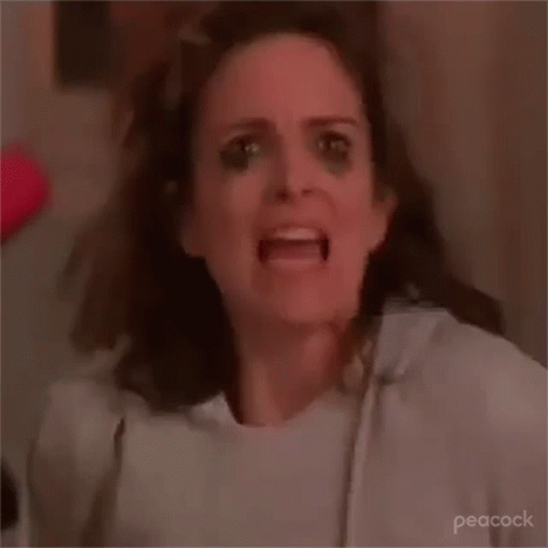 Screaming Liz Lemon GIF