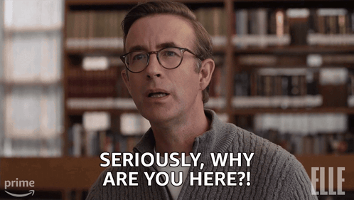 Seriously Why Are You Here Principal Anderson GIF