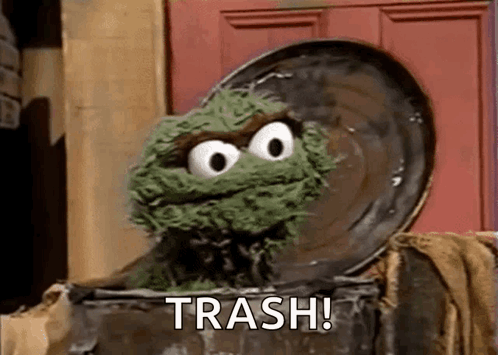Sesame Street Oscar The Grouch GIF