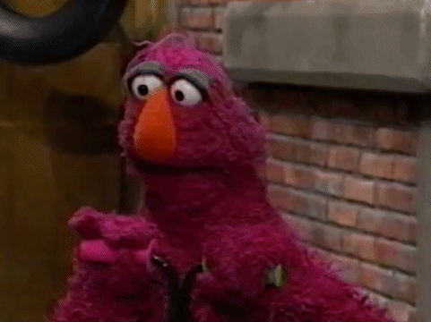 Sesame Street Telly Monster GIF