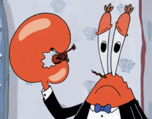Seu Sirigueijo / Chateado / Bob Sponja/ Violino GIF