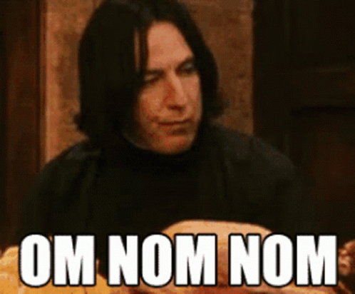 Severus Snape Nom Nom GIF