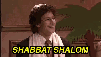 Shabbat Shalom Andy Samberg GIF