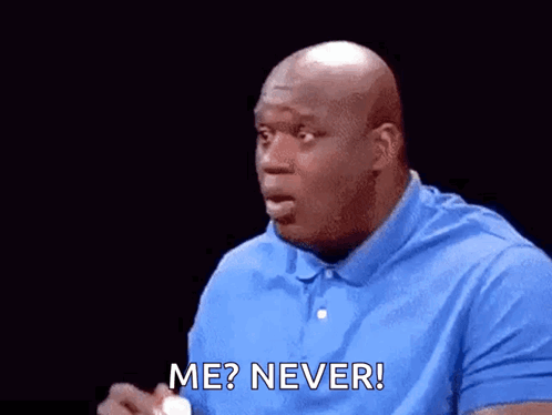 Shaquille Oneal Who Me GIF