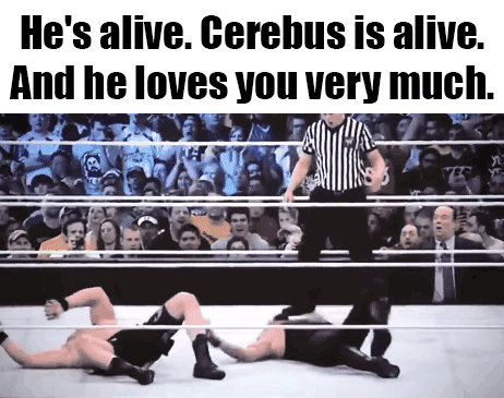 Shawn Breezy Cerebus The Aardvark GIF