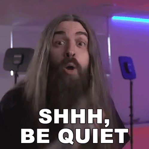 Shhh Be Quiet 66samus GIF