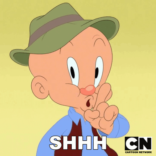 Shhh Elmer Fudd GIF