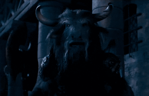 Shhh Minotaur GIF