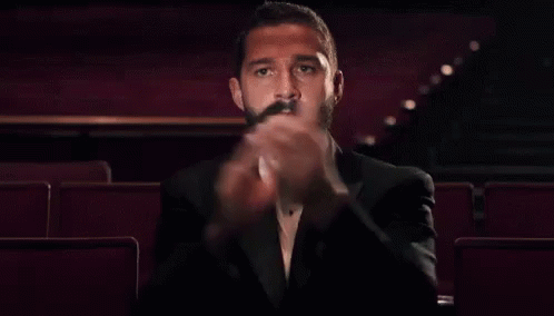 Shialabeouf Clap GIF