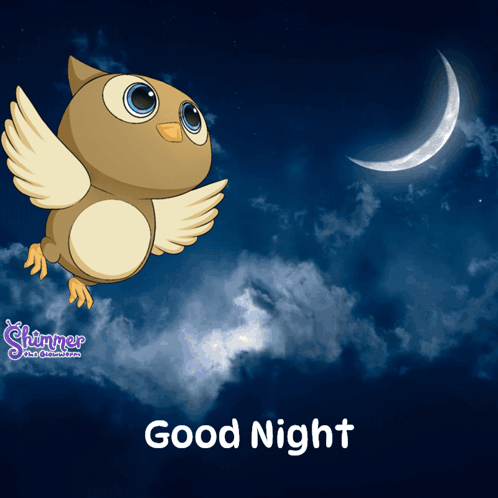 Shimmer The Glowworm Good Night GIF