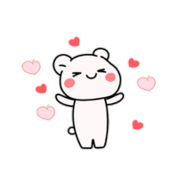 Shimmering Heart Cordial Love Sticker