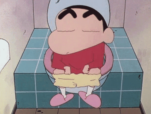 Shin Chan Cagando GIF