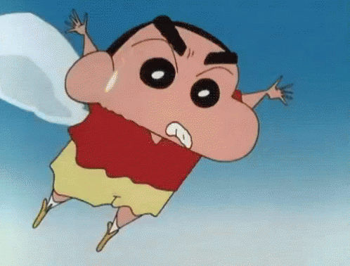 Shinchan Butt Attack GIF
