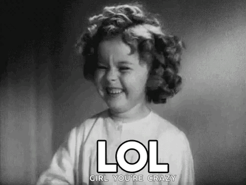 Shirley Temple Lol GIF