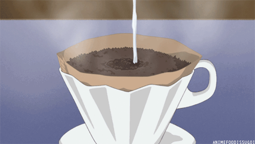 Shirokuma Cafe Coffee GIF