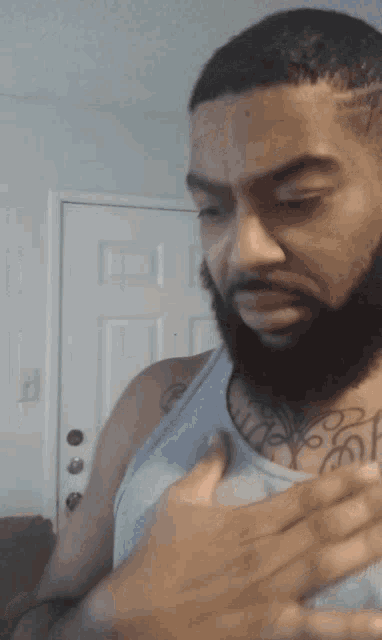 Shocked Clutch Pearls GIF