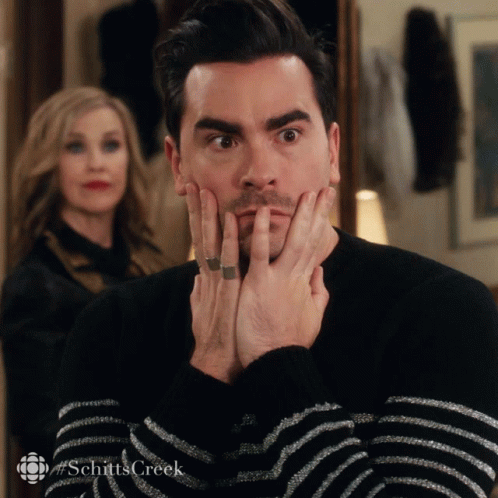 Shocked David Rose GIF